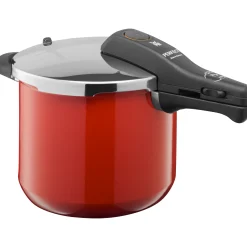 Schnellkochtöpfe|WMF Fusiontec Perfect Schnellkochtopf, 22 cm, 6,5 l Red