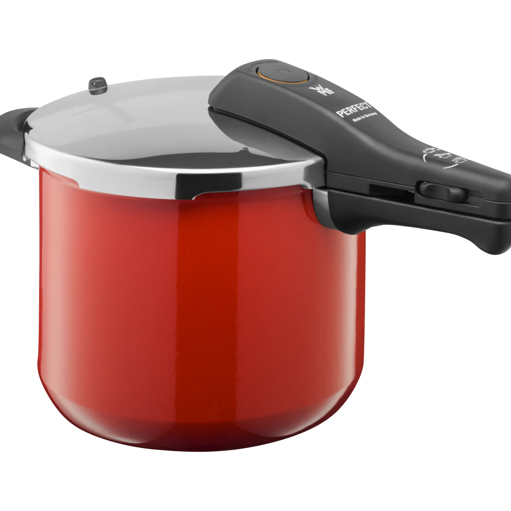 Schnellkochtöpfe|WMF Fusiontec Perfect Schnellkochtopf, 22 cm, 6,5 l Red