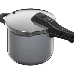 Schnellkochtöpfe|Induktionstöpfe|WMF Fusiontec Perfect Schnellkochtopf, 22 cm, 6,5 l, Platinum