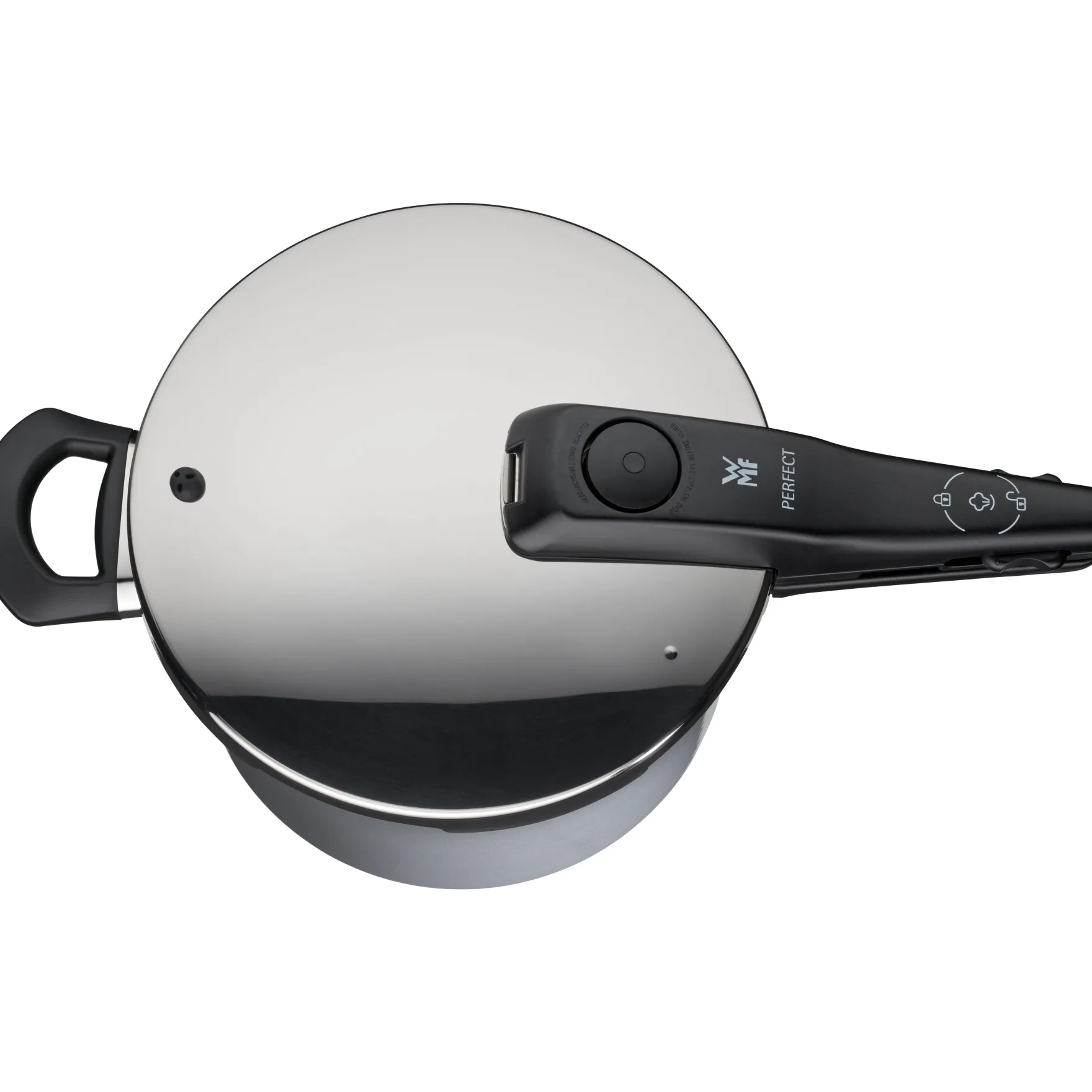 Schnellkochtöpfe|Induktionstöpfe|WMF Fusiontec Perfect Schnellkochtopf, 22 cm, 6,5 l, Platinum