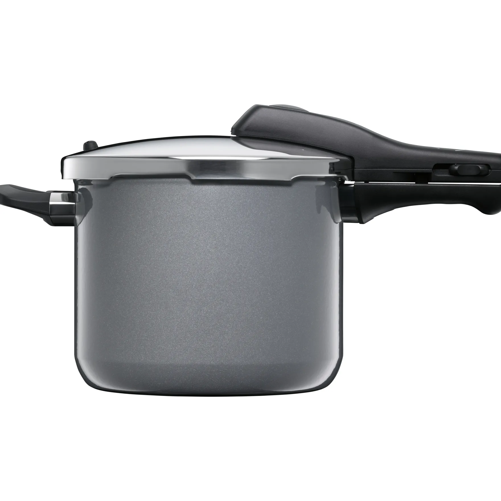 Schnellkochtöpfe|Induktionstöpfe|WMF Fusiontec Perfect Schnellkochtopf, 22 cm, 6,5 l, Platinum
