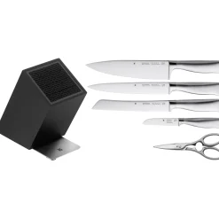 Messerblöcke|Messersets|WMF Grand Gourmet Messer-Vorteils-Set* mit FlexTec Messerblock, 6-teilig
