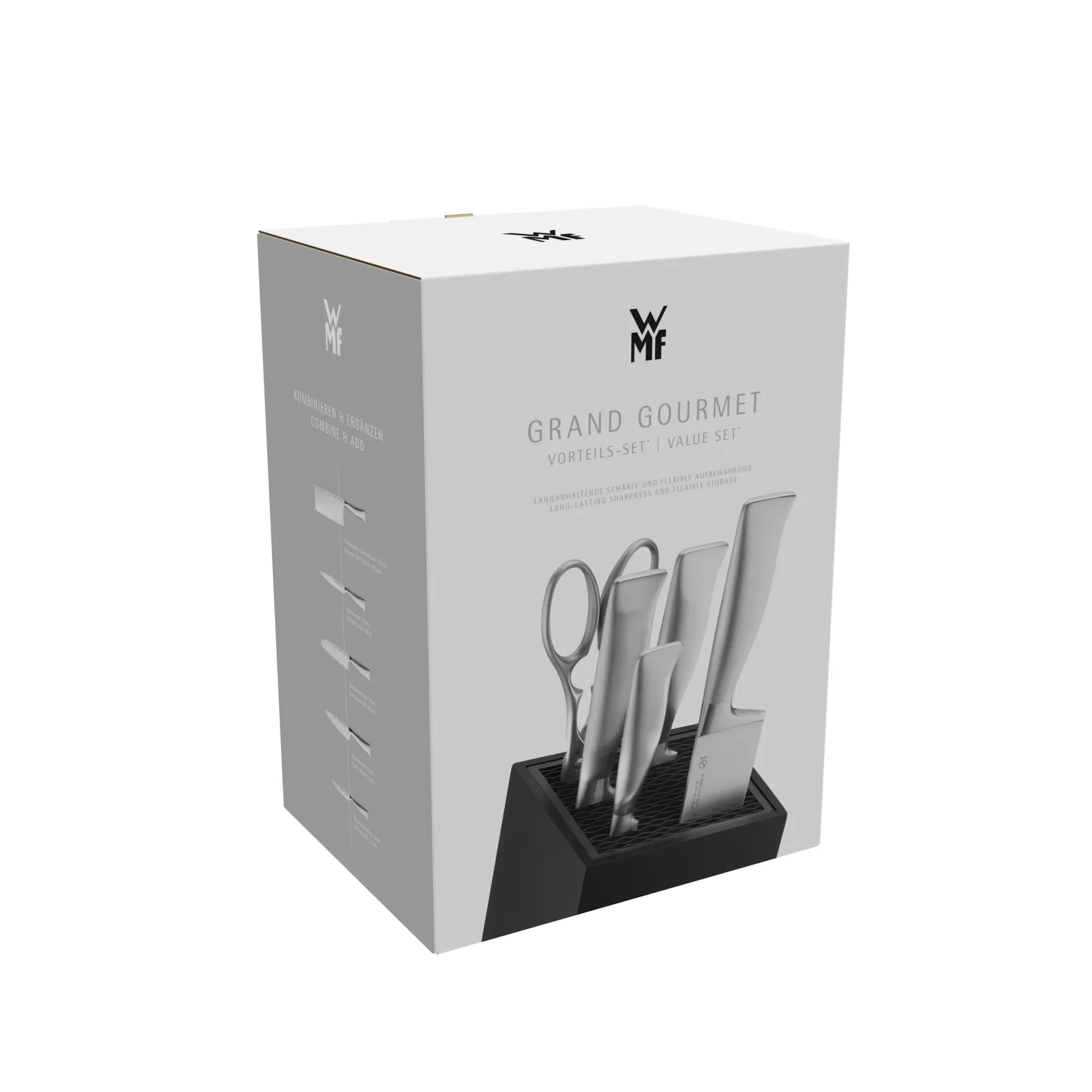 Messerblöcke|Messersets|WMF Grand Gourmet Messer-Vorteils-Set* mit FlexTec Messerblock, 6-teilig