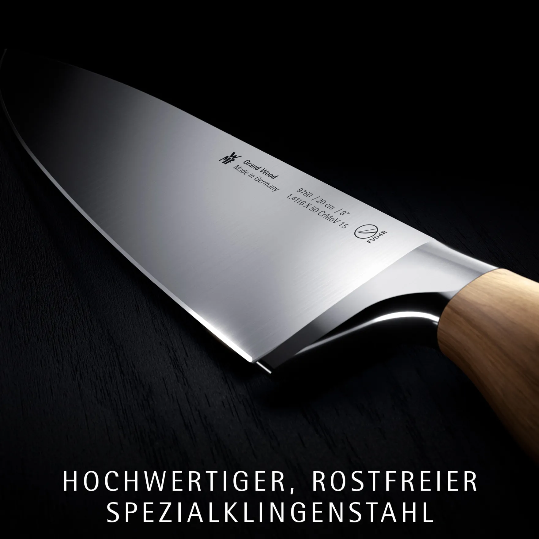 Weitere Küchenmesser|Schälmesser|WMF Grand Wood Gemüsemesser, 9 cm
