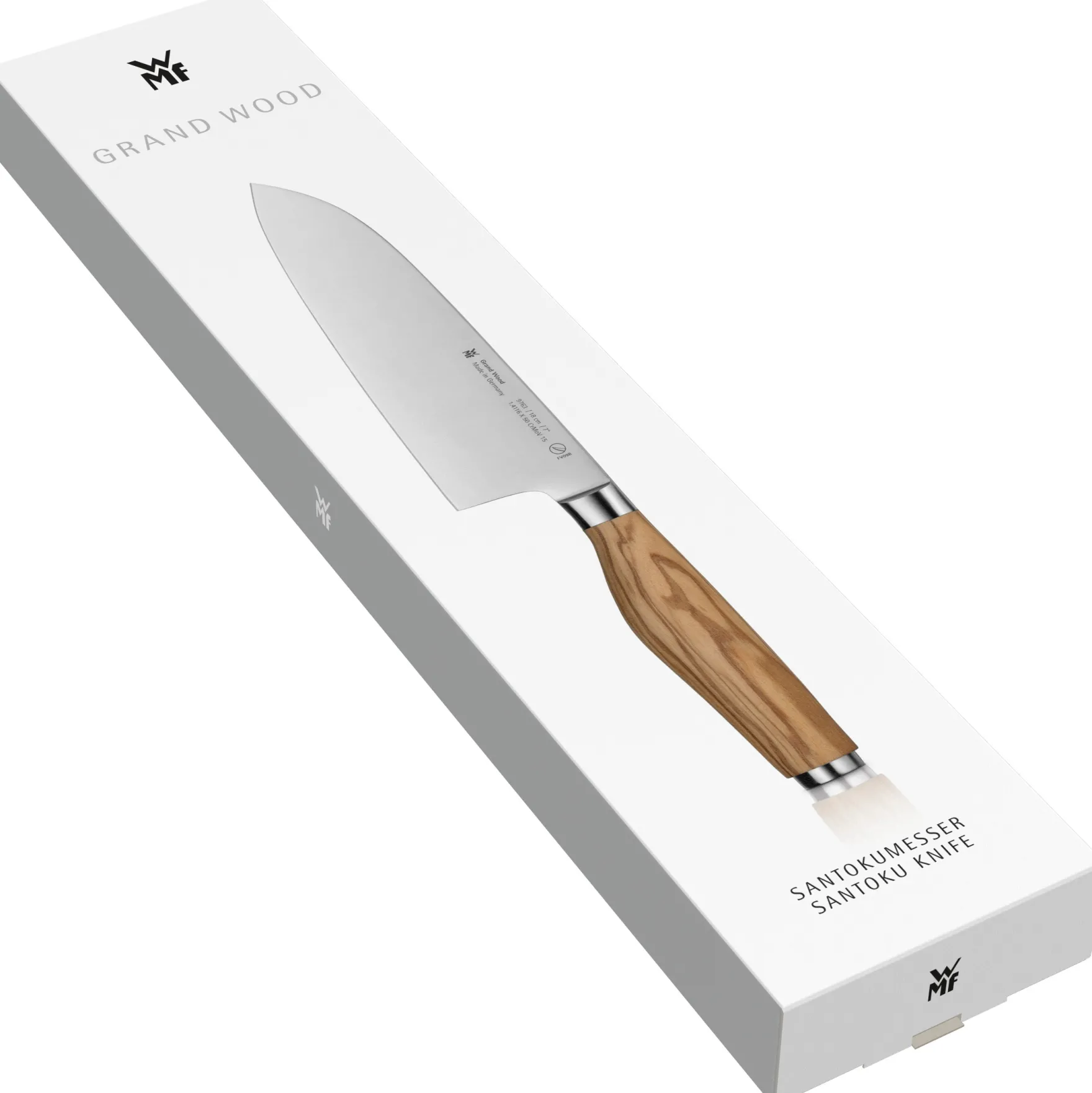 Santokumesser|WMF Grand Wood Santokumesser, 18 cm