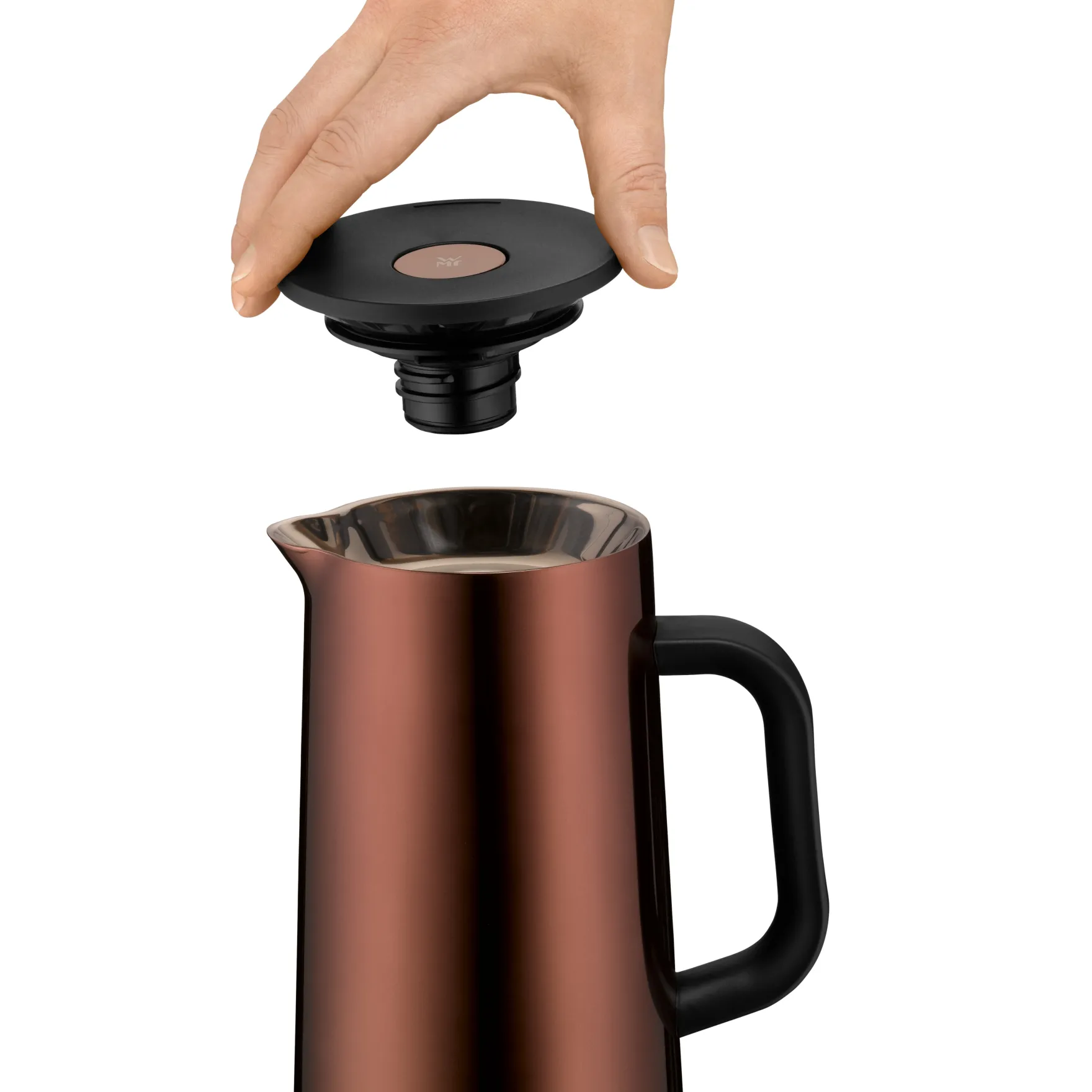 Thermoskannen|Kaffeekannen|WMF Impulse Isolierkanne Kaffee, 1,0 l, Kupfer