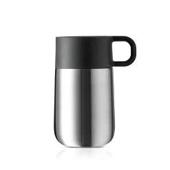 Thermobecher|WMF Impulse Travel Mug Thermobecher, 0,3 l, Edelstahl gebürstet