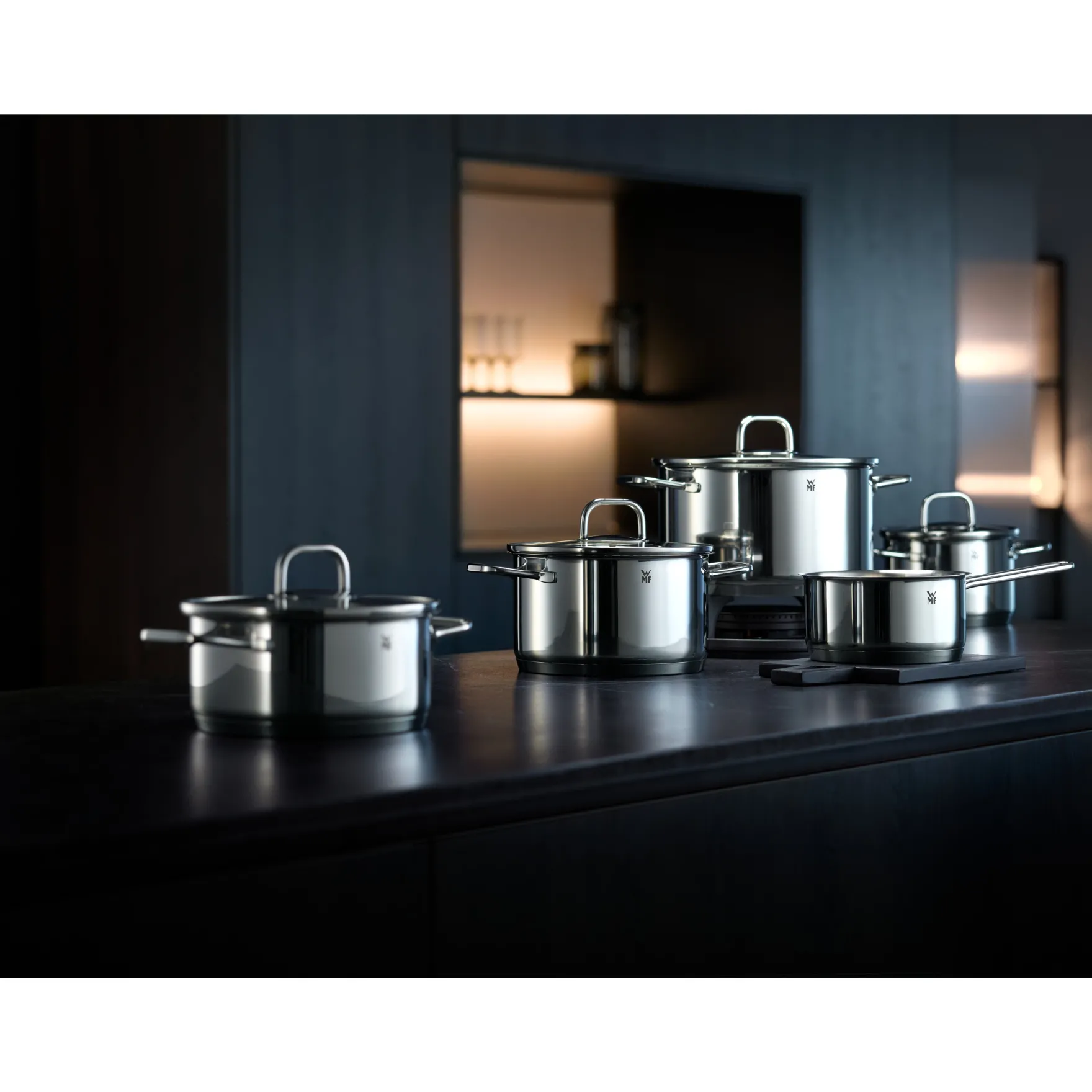 Kochtöpfe|Induktionstöpfe|WMF Inspiration Kochtopf mit Deckel, 20 cm