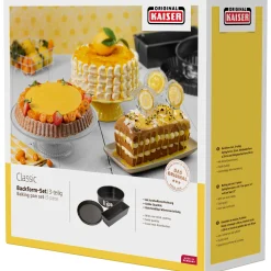 Backformen|WMF KAISER Classic Backformen-Set, 3-teilig