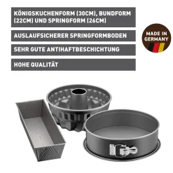 Backformen|WMF KAISER Inspiration Backformen-Set, 3-teilig