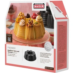 Backformen|WMF KAISER Inspiration Bundform Tartes und Törtchen, 26 cm