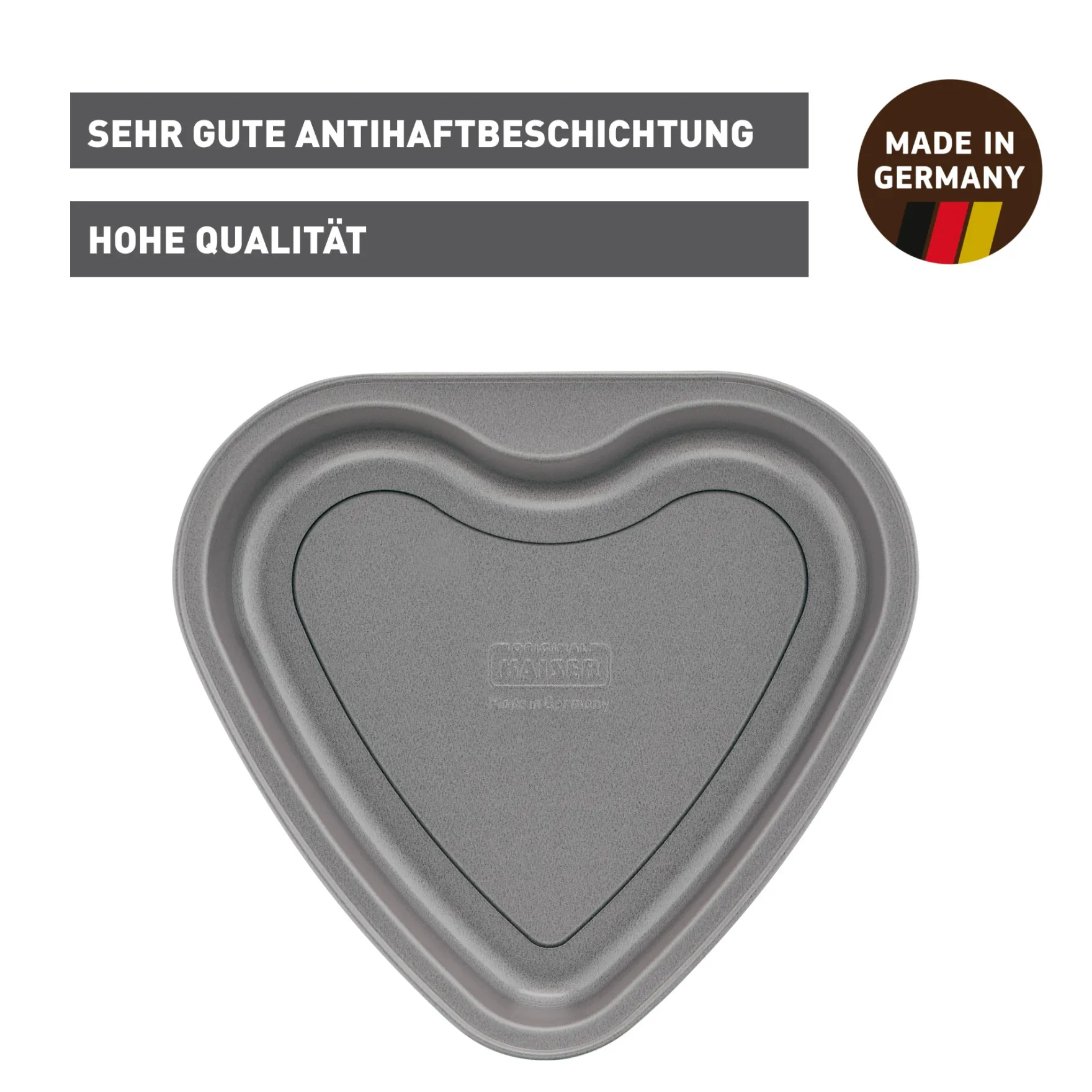 Backformen|WMF KAISER Inspiration Herzkuchenform 24 x 23 x 4 cm