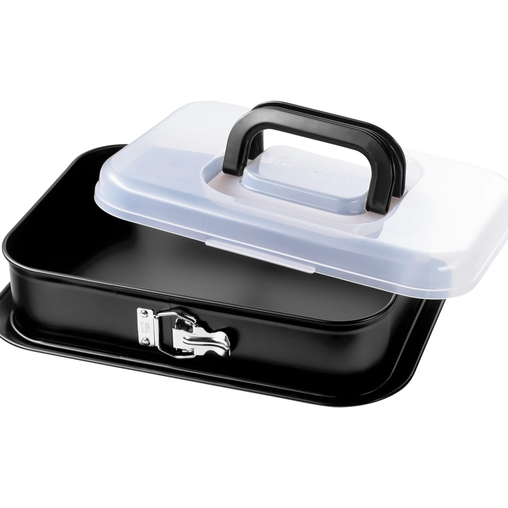 Backformen|WMF KAISER Inspiration Springform rechteckig mit Transporthaube, 35 x 24 cm