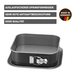 Backformen|WMF KAISER Inspiration Springform quadratisch, 24 x 24 cm