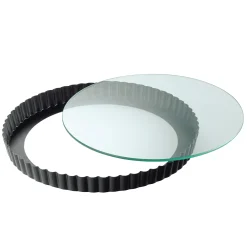 Backformen|WMF KAISER Inspiration Tarte- & Quicheform mit Glashebeboden, 28 cm