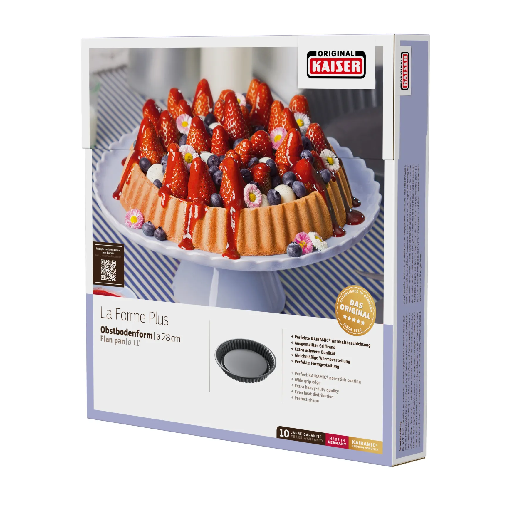 Backformen|WMF KAISER La Forme Plus Obstbodenform, 28 cm