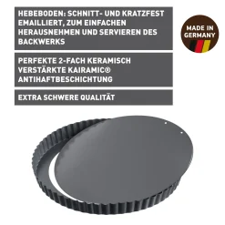Backformen|WMF KAISER La Forme Plus Tarte- und Quicheform mit Hebeboden, 32 cm