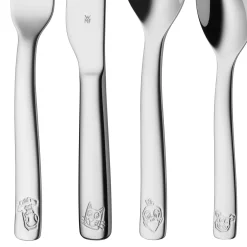 Kinderbestecke|Besteck-Sets|WMF Kinderbesteck-Set Bauernhof, 4-teilig