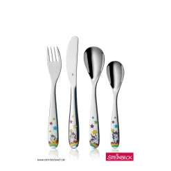 Besteck-Sets|Kinderbestecke|WMF Kinderbesteck-Set Einhorn, 4-teilig