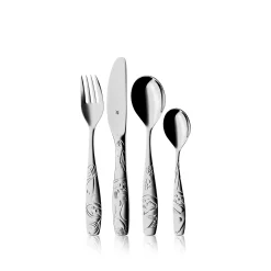 Kinderbestecke|Besteck-Sets|WMF Kinderbesteck-Set Faultier Tommi, 4-teilig