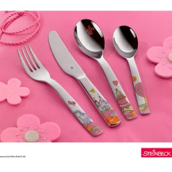 Kinderbestecke|Besteck-Sets|WMF Kinderbesteck-Set Prinzessin Anneli, 4-teilig