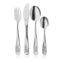 Kinderbestecke|Besteck-Sets|WMF Kinderbesteck-Set Tiere, 4-teilig
