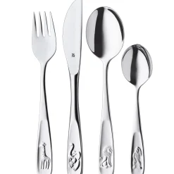 Kinderbestecke|Besteck-Sets|WMF Kinderbesteck-Set Tiere, 4-teilig