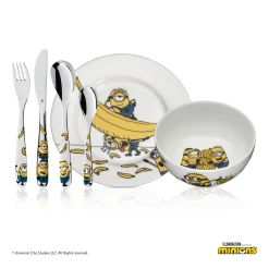Teller|Kindergeschirr|WMF Kindergeschirr-Set Minions®, 6-teilig