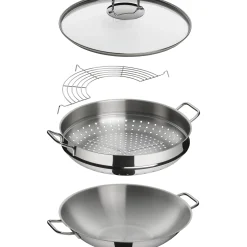 Woks|WMF Macao Wok-Set, 36 cm, 4-teilig