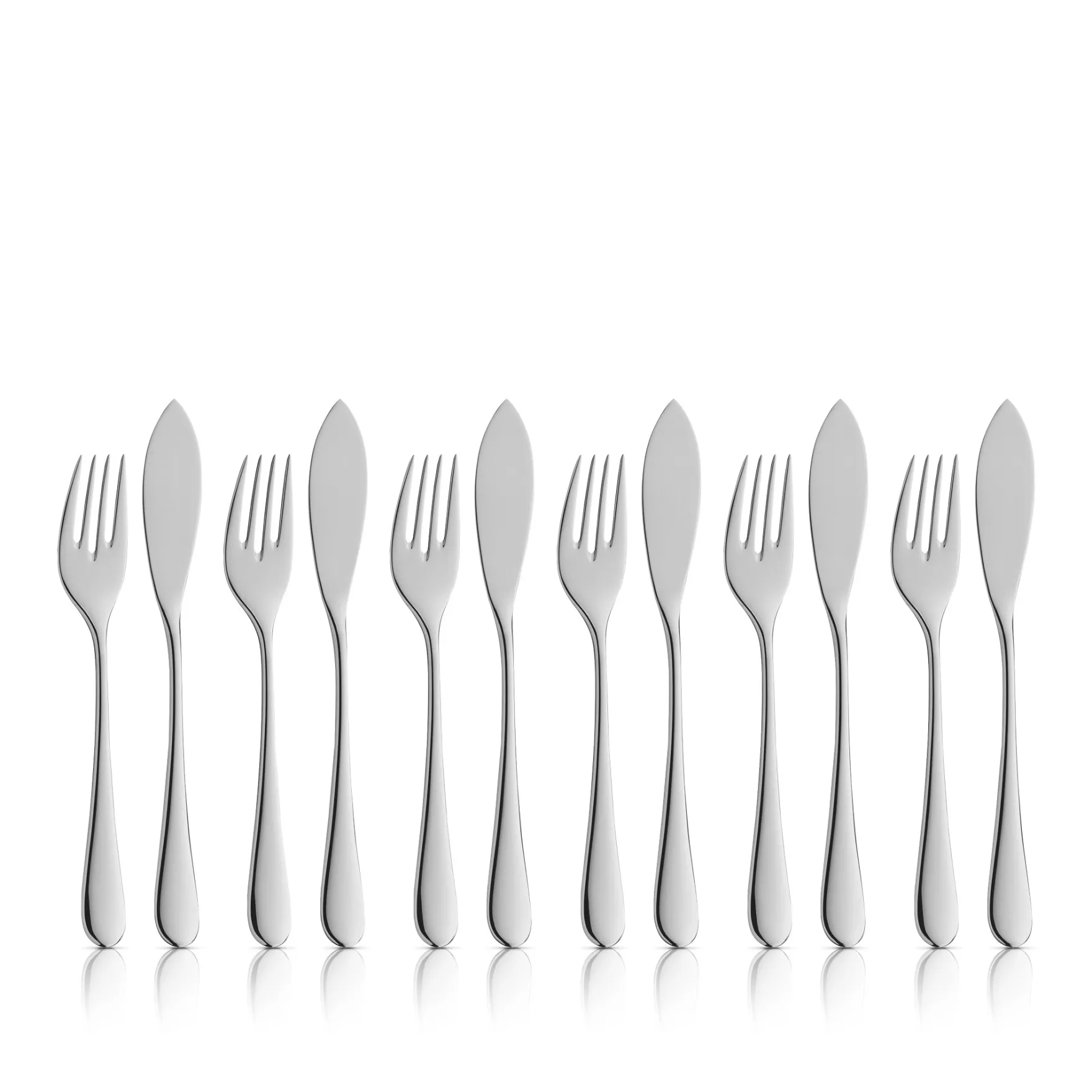 Besteck-Sets|WMF Merit Fischbesteck-Set, 12-teilig, Cromargan protect®