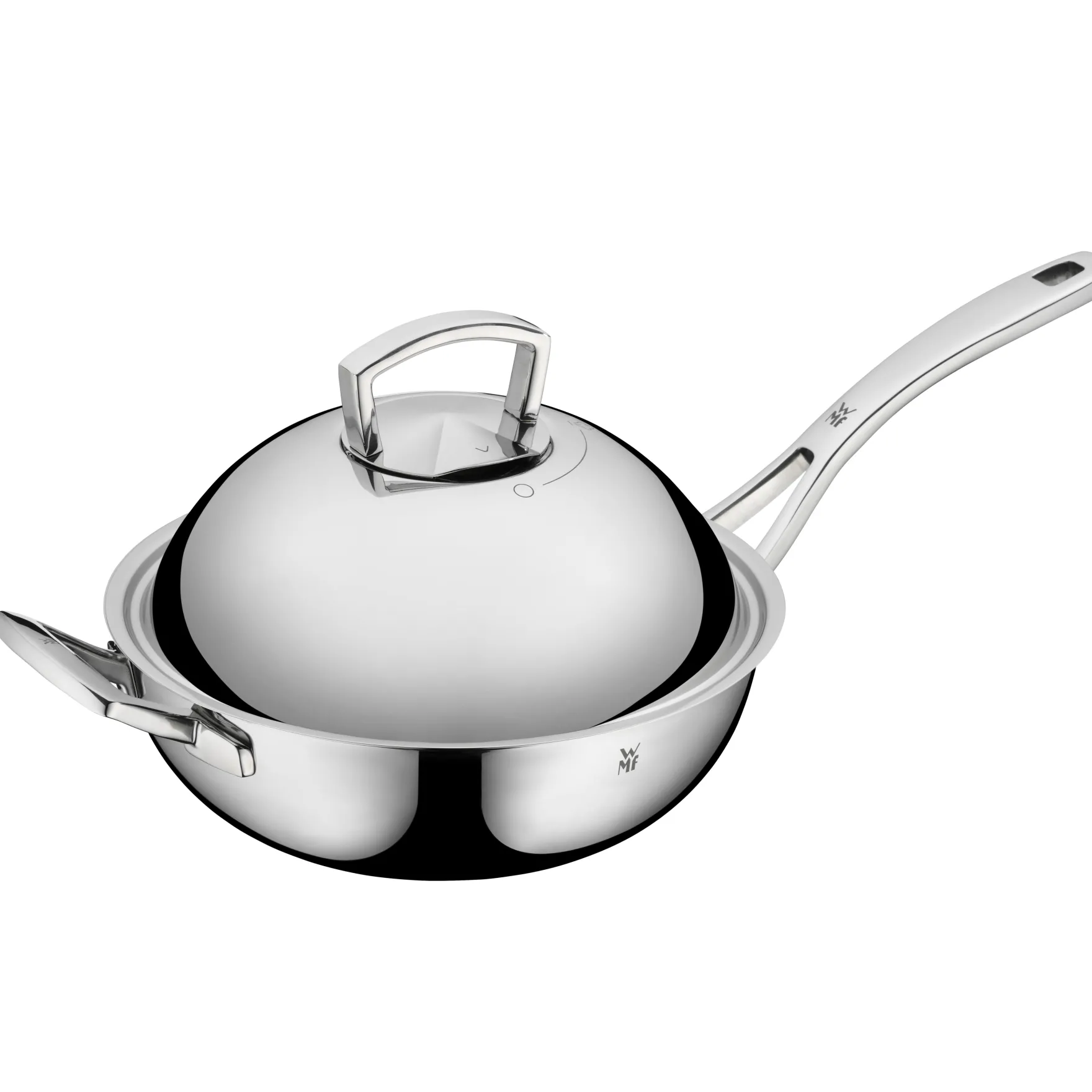 Woks|Pfannen Mit Deckel|WMF Multiply Wok mit Edelstahldeckel, 28 cm