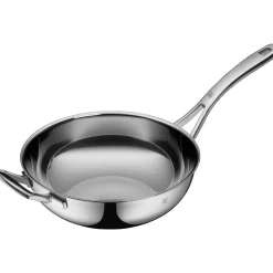 Woks|Pfannen Mit Deckel|WMF Multiply Wok mit Edelstahldeckel, 28 cm