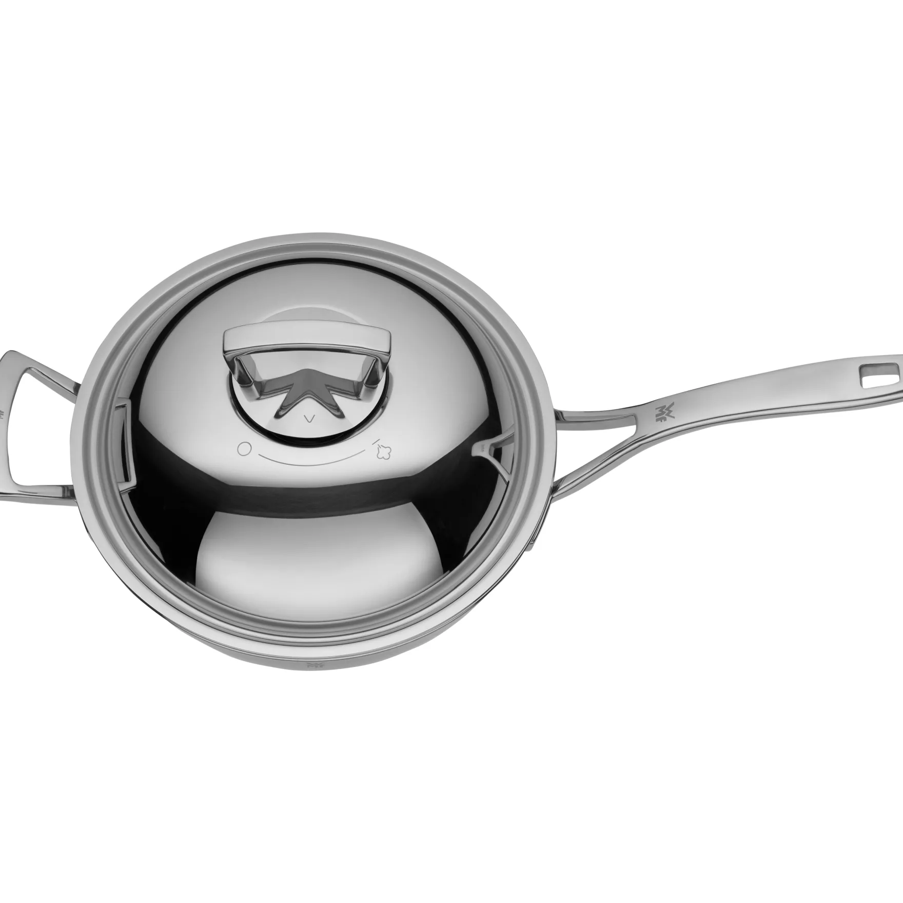 Woks|Pfannen Mit Deckel|WMF Multiply Wok mit Edelstahldeckel, 28 cm