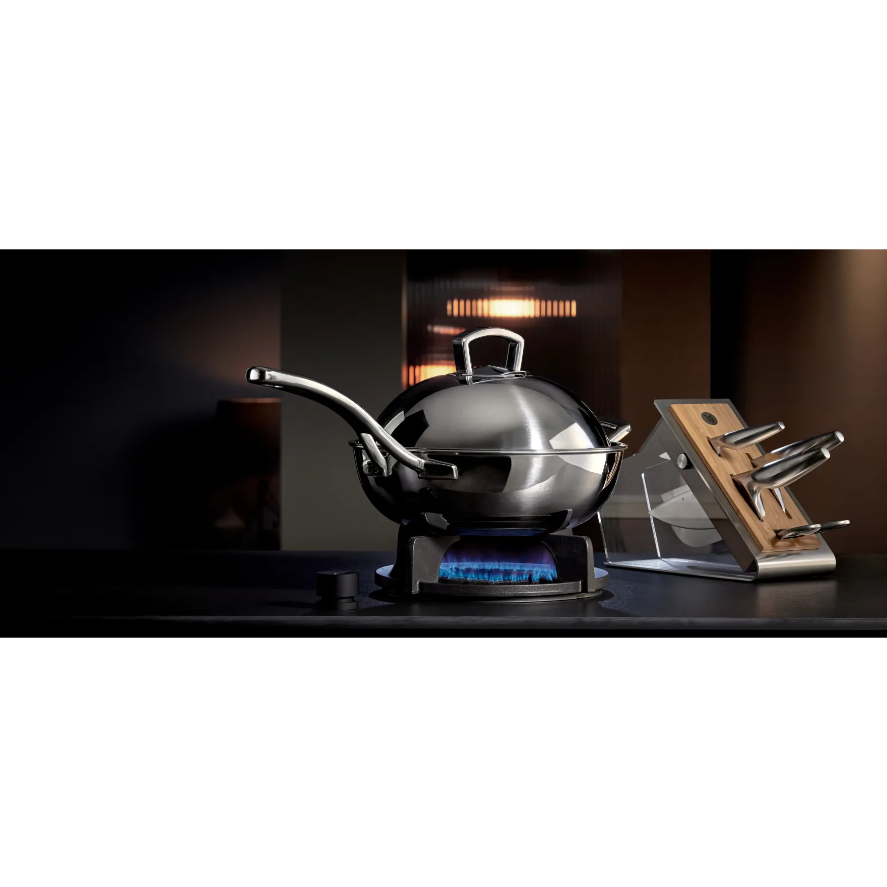 Woks|Pfannen Mit Deckel|WMF Multiply Wok mit Edelstahldeckel, 28 cm