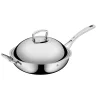 Woks|Pfannen Mit Deckel|WMF Multiply Wok mit Edelstahldeckel, 32 cm