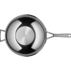 Woks|Pfannen Mit Deckel|WMF Multiply Wok mit Edelstahldeckel, 32 cm