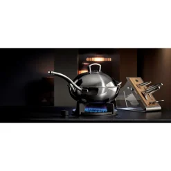 Woks|Pfannen Mit Deckel|WMF Multiply Wok mit Edelstahldeckel, 32 cm