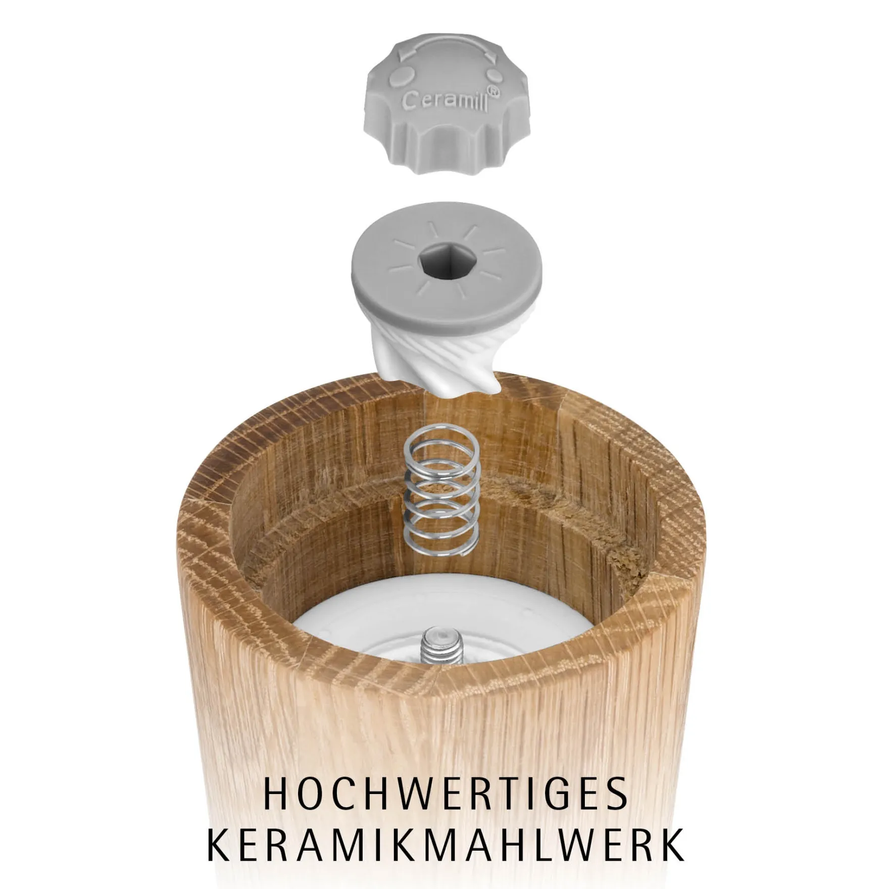 Salz- & Pfeffermühlen|Gewürzmühlen|WMF Nature Gewürzmühlen-Set, 2-teilig