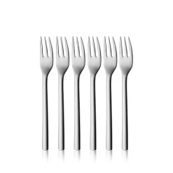 Besteck-Sets|Gabeln|WMF Nuova Kuchengabel-Set, 6-teilig