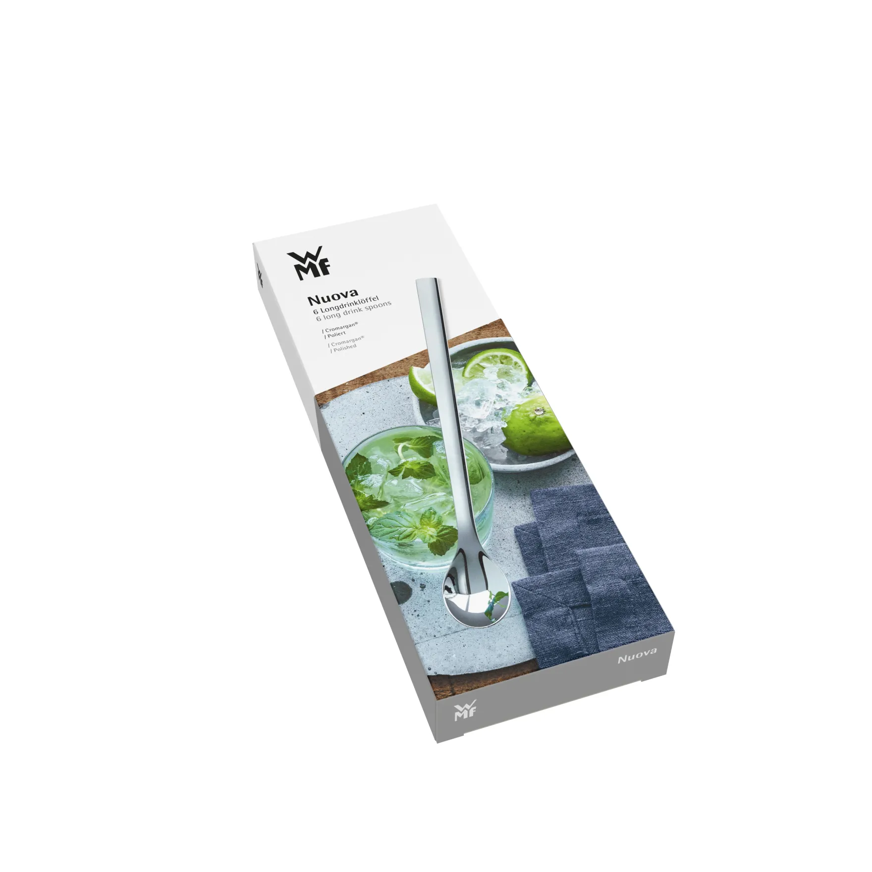 Longdrinkgläser|WMF Nuova Longdrinklöffel-Set, 6-teilig