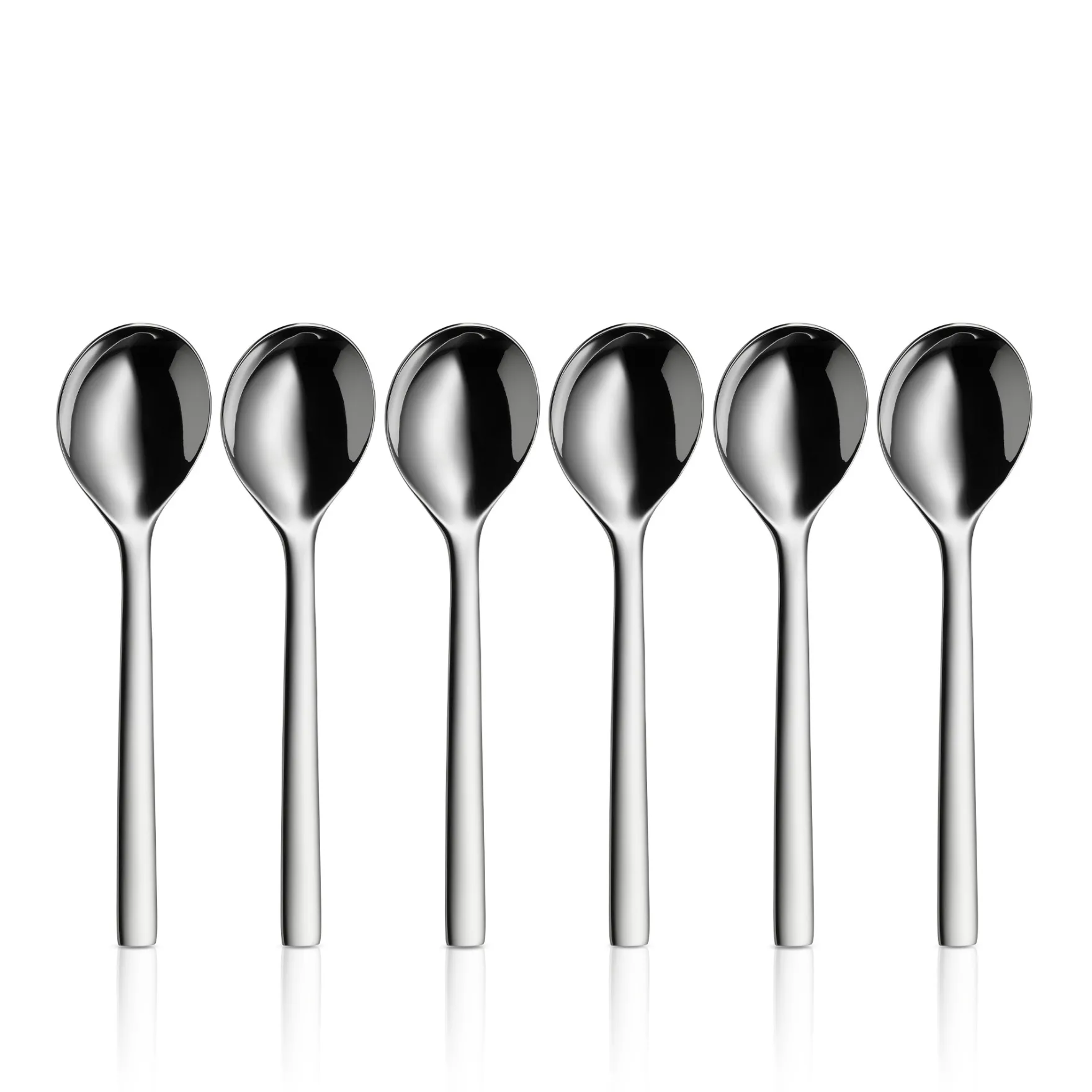 Löffel|Besteck-Sets|WMF Nuova Suppentassenlöffel-Set, 6-teilig