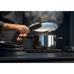 Schnellkochtöpfe|Induktionstöpfe|WMF Perfect One Pot Schnellkochtopf-Set, 22 cm, 6,5 und 3,0 Liter