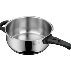 Schnellkochtöpfe|Induktionstöpfe|WMF Perfect One Pot Schnellkochtopf-Set, 22 cm, 3 & 4,5 L, stapelbar, mit Dämpfeinsatz