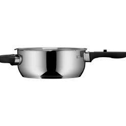 Schnellkochtöpfe|Induktionstöpfe|WMF Perfect Plus One Pot Schnellkochtopf-Set, 22 cm, 3 & 4,5 L, stapelbar, mit Dämpfeinsatz