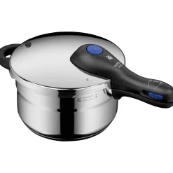 Schnellkochtöpfe|Induktionstöpfe|WMF Perfect Plus One Pot Schnellkochtopf-Set, 22 cm, 3 & 4,5 L, stapelbar, mit Dämpfeinsatz