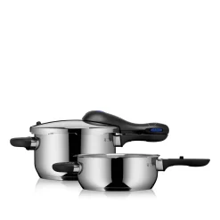 Schnellkochtöpfe|Induktionstöpfe|WMF Perfect Plus One Pot Schnellkochtopf-Set, 22 cm, 4,5 und 3,0 Liter