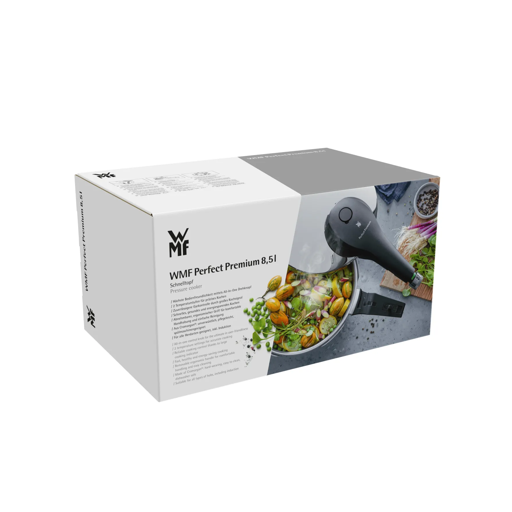 Schnellkochtöpfe|Induktionstöpfe|WMF Perfect Premium One Pot Schnellkochtopf, 22 cm, 8,5 Liter