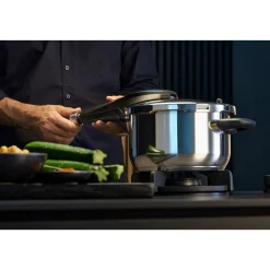 Schnellkochtöpfe|Induktionstöpfe|WMF Perfect Premium One Pot Schnellkochtopf-Set mit Dampfgareinsatz, 22 cm, 4,5 und 3,0 Liter