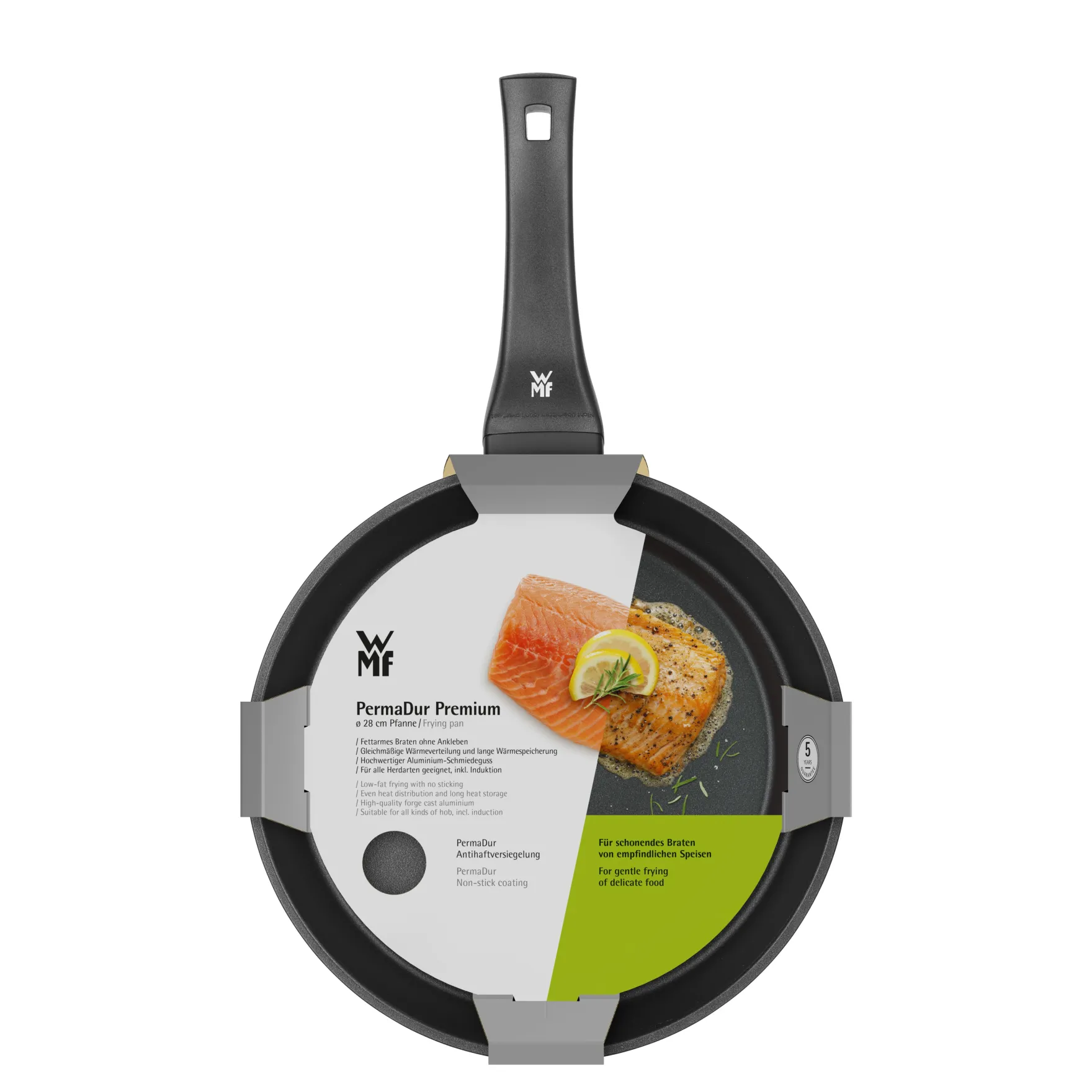 Bratpfannen|Induktionspfannen|WMF PermaDur Premium Stielpfanne, 28 cm