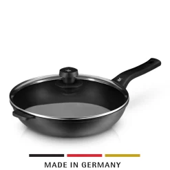 Woks|Pfannen Mit Deckel|WMF PermaDur Premium Wok mit Glasdeckel, 30 cm